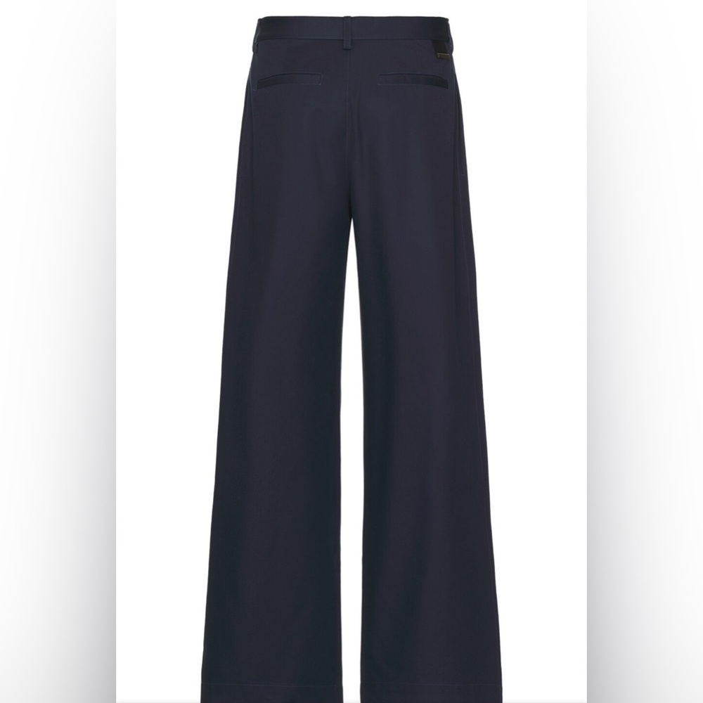 NWT DARKPARK Daniel Wide Leg Trousers in Blue Navy NEW FWRD CHAIN - Picture 3 of 14